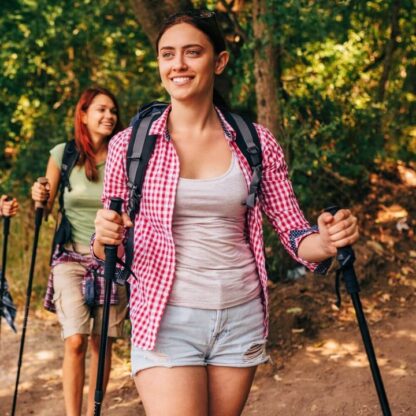 Kijki do chodzenia nordic walking trekingowe + akcesoria - obrazek 4