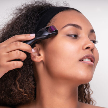 Derma Roller Mezoterapia Igłowa Masażer Roller Wałek do Masażu Twarzy 0,5 mm - obrazek 2