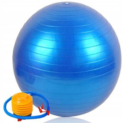 Piłka Gimnastyczna Fitness do Ćwiczeń Pilates w Ciąży Rehabilitacyjna 65 cm - obrazek 11