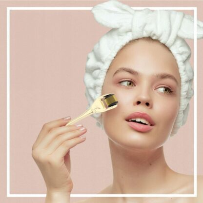 Derma Roller Mezoterapia Igłowa Masażer Roller Wałek do Masażu Twarzy Ciała - obrazek 7