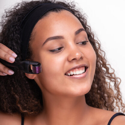 Derma Roller Mezoterapia Igłowa Masażer Roller Wałek do Masażu Twarzy 0,5 mm - obrazek 5