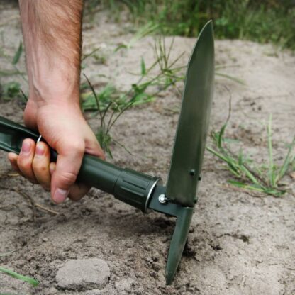 Saperka Składana Wojskowa Wielofunkcyjna Survivalowa Łopata Piła Kilof 4w1 - obrazek 13