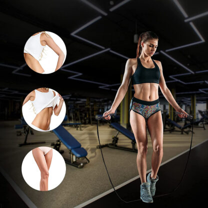 Skakanka Bokserska z Łożyskiem Treningowa Regulowana do Ćwiczeń Crossfit 3m - obrazek 8