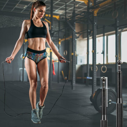 Skakanka Bokserska z Łożyskiem Treningowa Regulowana do Ćwiczeń Crossfit 3m - obrazek 3