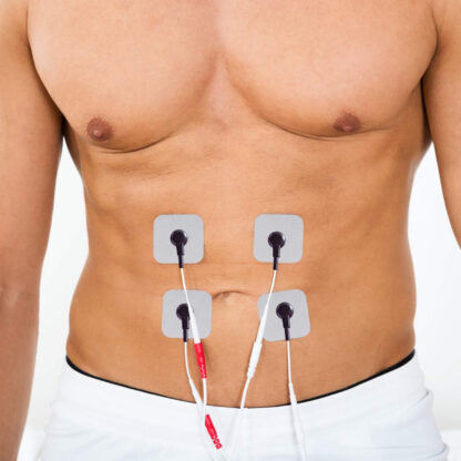 Elektrody Żelowe do Elektrostymulatora Samoprzylepne TENS EMS 3,5mm 4x - obrazek 2