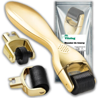 Derma Roller Mezoterapia Igłowa Masażer Roller Wałek do Masażu Twarzy Ciała
