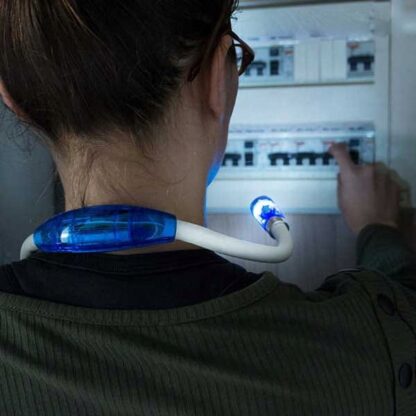 Lampka led do czytania książek na szyję latarka - obrazek 3