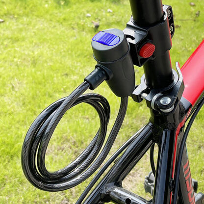 Zapięcie do Roweru Zabezpieczenie Rowerowe Linka Blokada Zapinka Łańcuch - obrazek 10