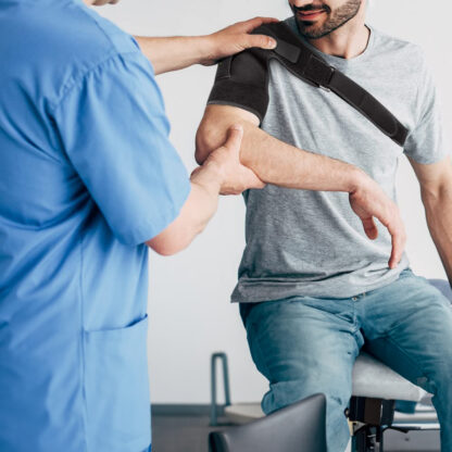 Stabilizator Barku Ramienia Usztywniacz Opaska Orteza Barkowa na Bark Ramię - obrazek 5