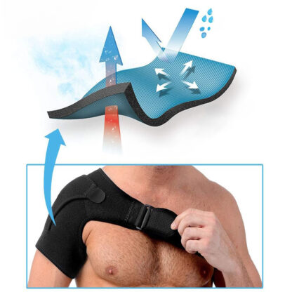 Stabilizator Barku Ramienia Usztywniacz Opaska Orteza Barkowa na Bark Ramię - obrazek 11