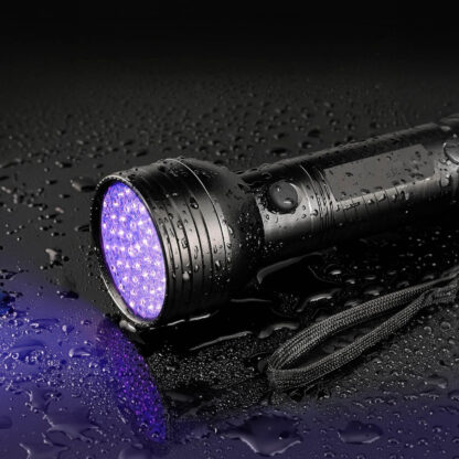 Mocna Latarka UV LED Taktyczna Wojskowa Ręczna Szperacz do Bursztynu Kieszonkowa - obrazek 11