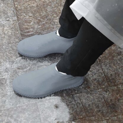 Nakładki Ochraniacze Przeciwdeszczowe Wodoodporne Gumowe na Buty Obuwie - obrazek 4