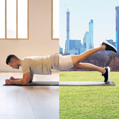 Mata do Ćwiczeń Jogi Pilatesu Kauczukowa na Siłownię Karimata Treningowa - obrazek 9