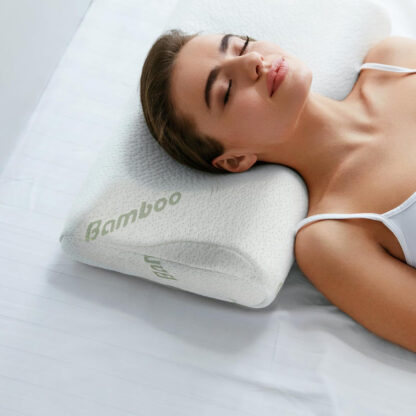 Profilowana Poduszka do Spania na Boku z Pianki Memory Ergonomiczna - obrazek 12
