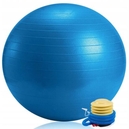 Piłka Fitness do Ćwiczeń Gimnastyczna Rehabilitacyjna Pilates w Ciąży 55 cm - obrazek 12