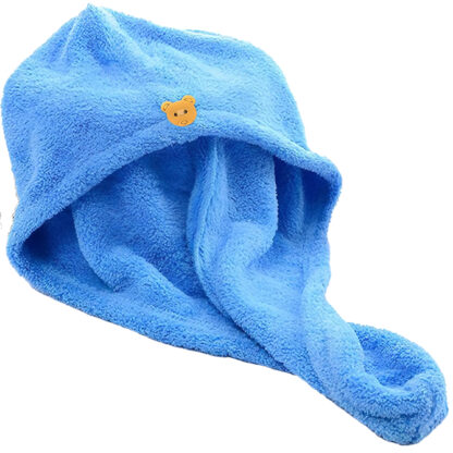 Ręcznik Turban do Suszenia Włosów na Głowę z Mikrofibry Szybkoschnący Duży - obrazek 10