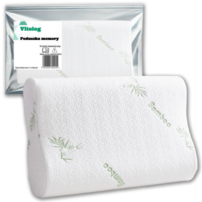 Profilowana Poduszka do Spania na Boku z Pianki Memory Ergonomiczna