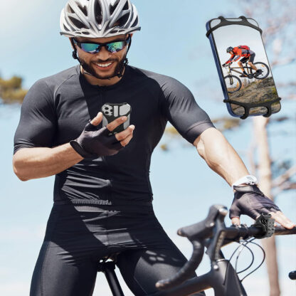 Uchwyt Na Telefon Rower Do Roweru Motocykla Hulajnogi Tel Telefonu Stojak - obrazek 7