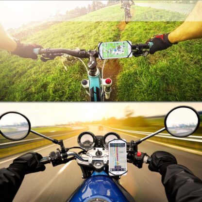 Uchwyt Na Telefon Rower Do Roweru Motocykla Hulajnogi Tel Telefonu Stojak - obrazek 4