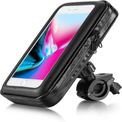 Wodoodporny Uchwyt Rowerowy na Telefon GPS Etui Na Kierownicę Pokrowiec - obrazek 8