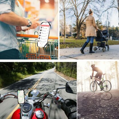 Uchwyt Na Telefon Rower Do Roweru Motocykla Hulajnogi Tel Telefonu Stojak - obrazek 9