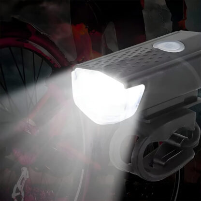 2x Lampka Rowerowa LED Przód Tył Akumulatorowa Zestaw Lampek do Roweru USB - obrazek 12