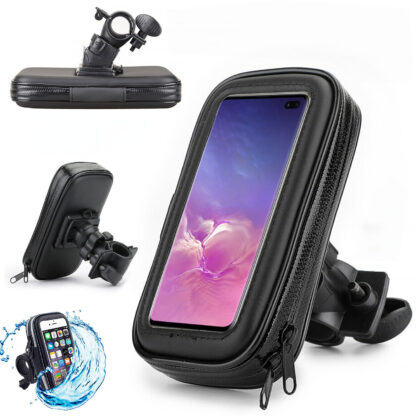 Wodoodporny Uchwyt Rowerowy na Telefon GPS Etui Na Kierownicę Pokrowiec - obrazek 9