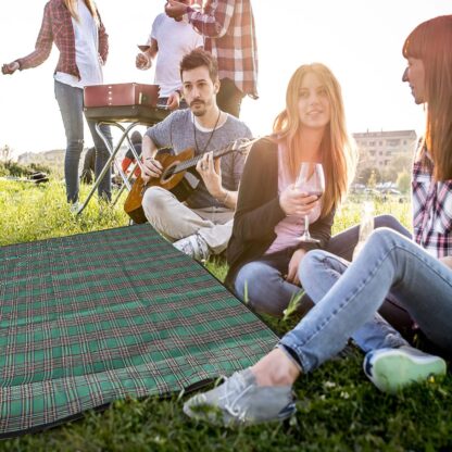 Koc Piknikowy Plażowy Turystyczny z Izolacją Wodoodporny Mata Plażowa Duży - obrazek 10