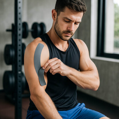 Kinesiotaping Tejpy Tejpa Taśma Kinezjologiczna na Bark Kolano Twarz 5m - obrazek 6