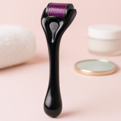 Derma Roller Mezoterapia Igłowa Masażer Roller Wałek do Masażu Twarzy 0,25 mm - obrazek 5