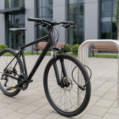 Zapięcie rowerowe zabezpieczenie do roweru linka blokada rowerowa kluczyk - obrazek 2