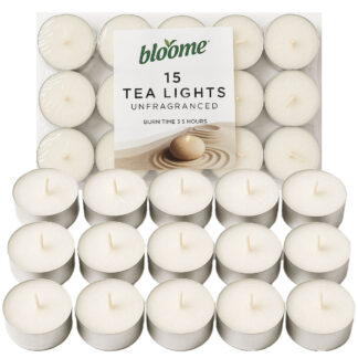 Podgrzewacze Świeczki Bezzapachowe Świeczka Tealight Małe Dekoracyjne 15szt