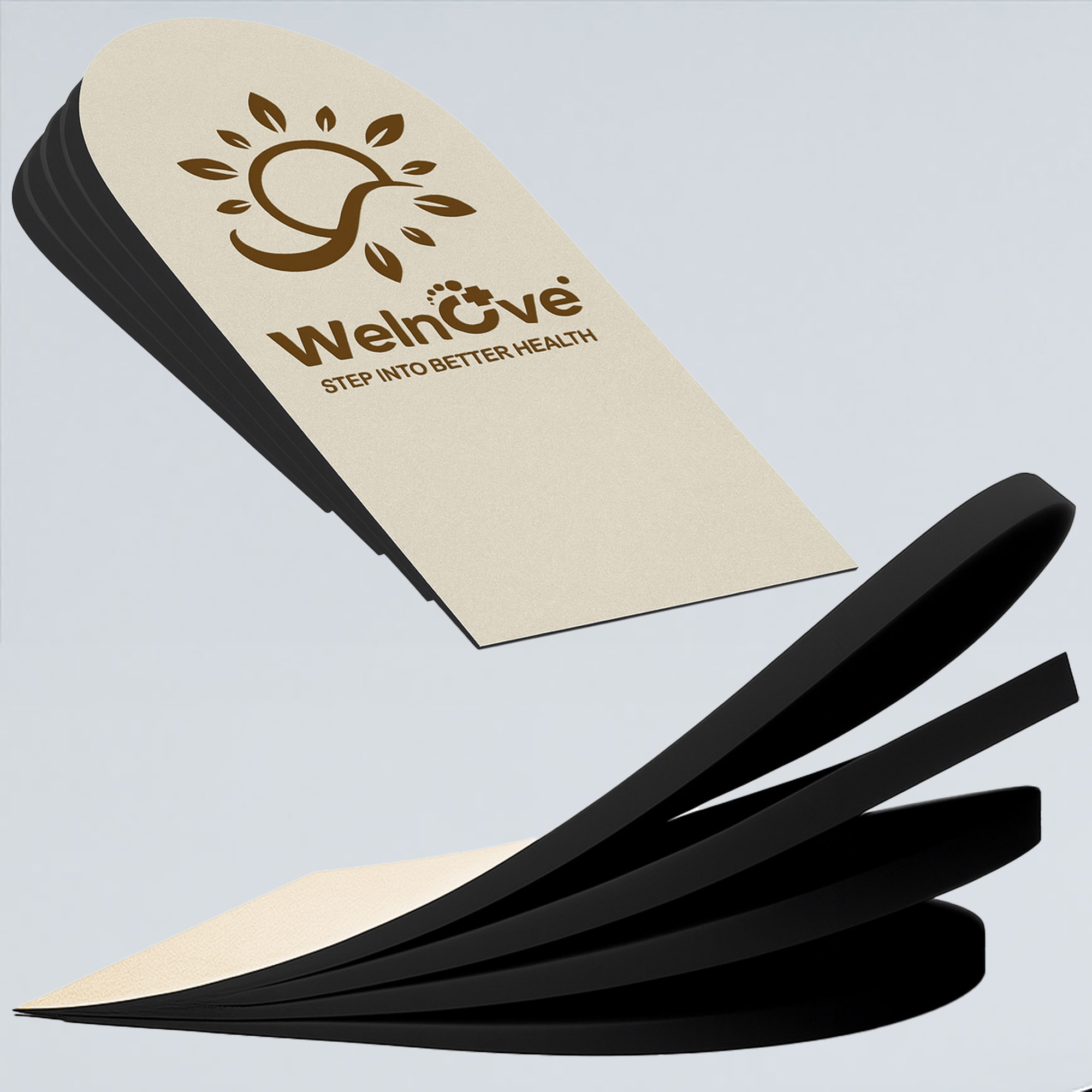 Podpiętki Podwyższające do Butów Amortyzujące Wkładki Regulowane do 2,8 cm 2 Podpiętki Podwyższające do Butów Amortyzujące Wkładki Regulowane do 2,8 cm - obrazek 2