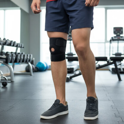 Opaska Elastyczna na Kolano Stabilizator Kolana Rzepki Usztywniacz Ściągacz - obrazek 2