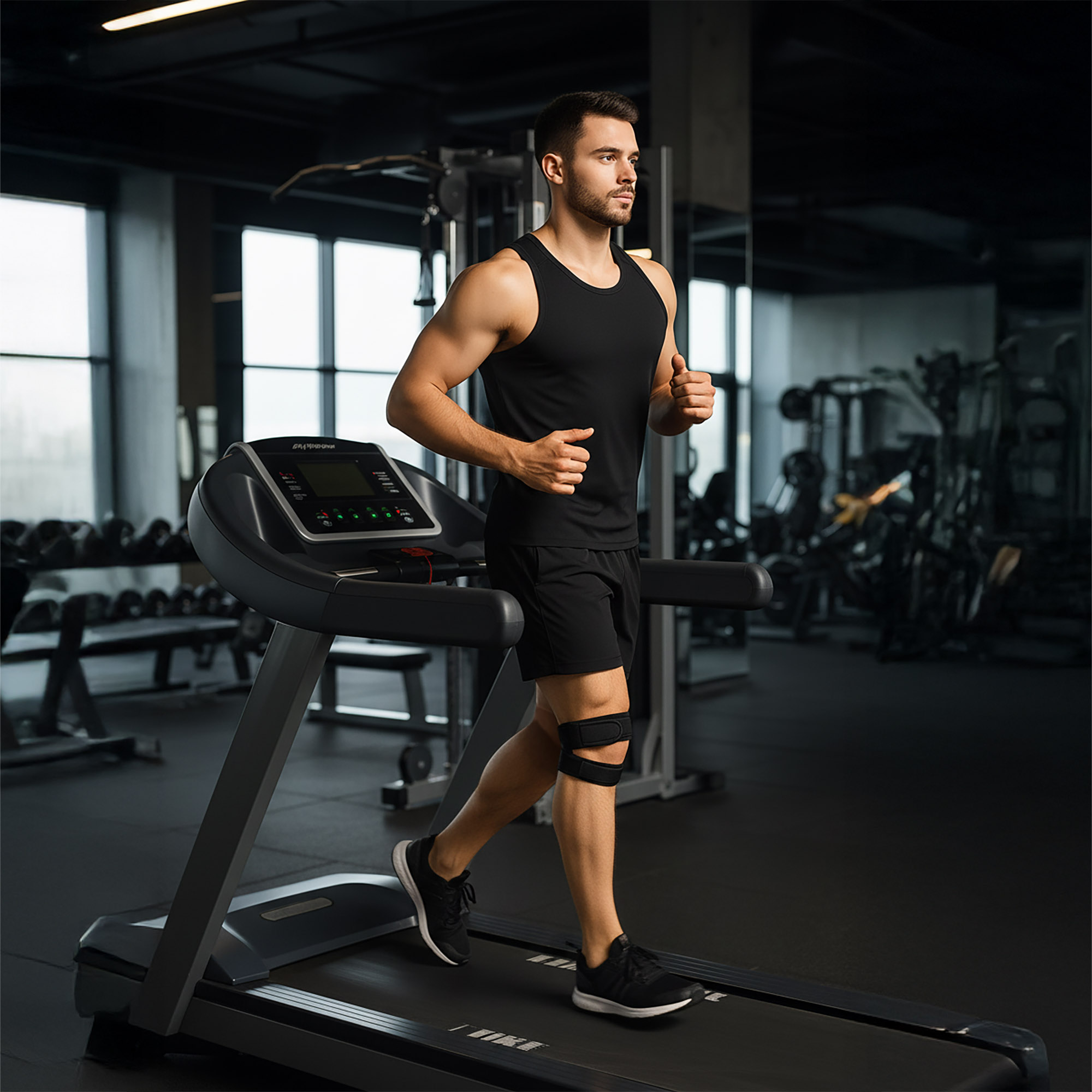 Stabilizator Kolana Rzepki Opaska Elastyczna na Kolano Usztywniacz Ściągacz 4 Stabilizator Kolana Rzepki Opaska Elastyczna na Kolano Usztywniacz Ściągacz - obrazek 4