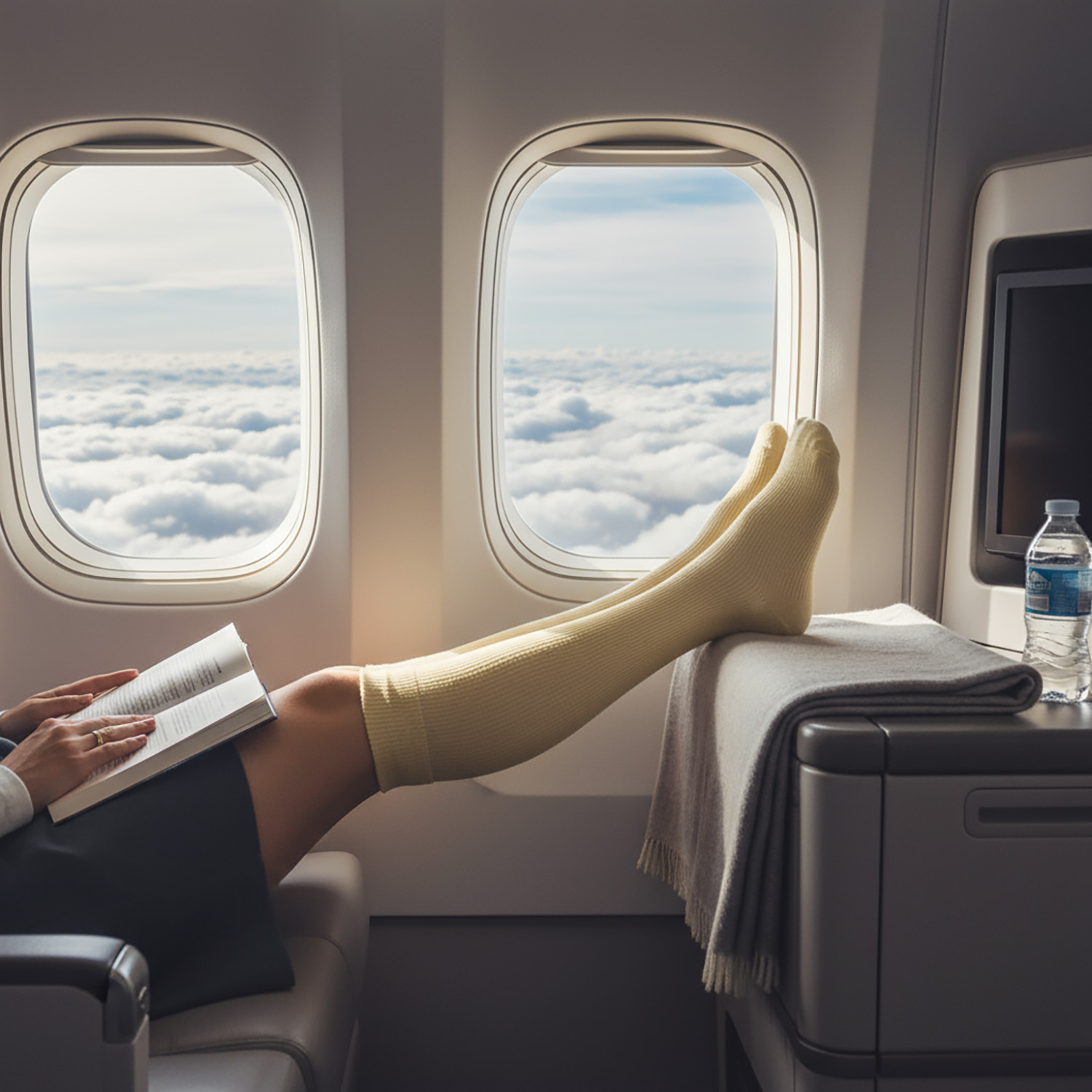 3-pack Podkolanówki Skarpety Kompresyjne Uciskowe Do Biegania Samolotu Przeciw Żylakowe Na Żylaki Kolanówki S/M 7 3-pack Podkolanówki Skarpety Kompresyjne Uciskowe Do Biegania Samolotu Przeciw Żylakowe Na Żylaki Kolanówki S/M - obrazek 7