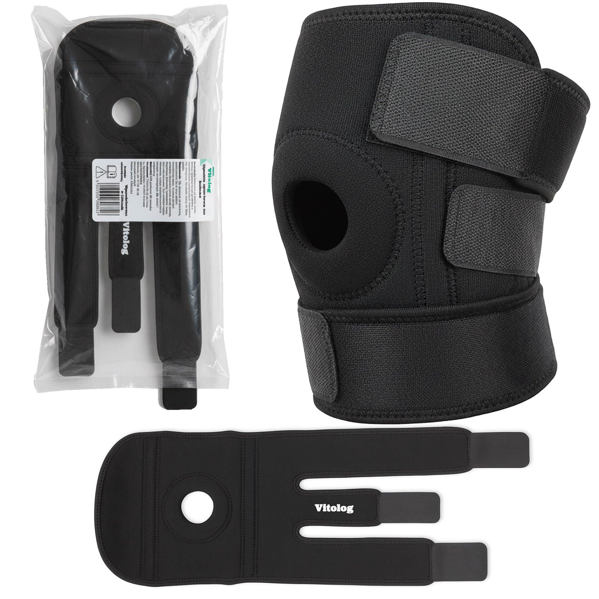 Opaska Elastyczna na Kolano Stabilizator Kolana Rzepki Usztywniacz Ściągacz 1 Opaska Elastyczna na Kolano Stabilizator Kolana Rzepki Usztywniacz Ściągacz