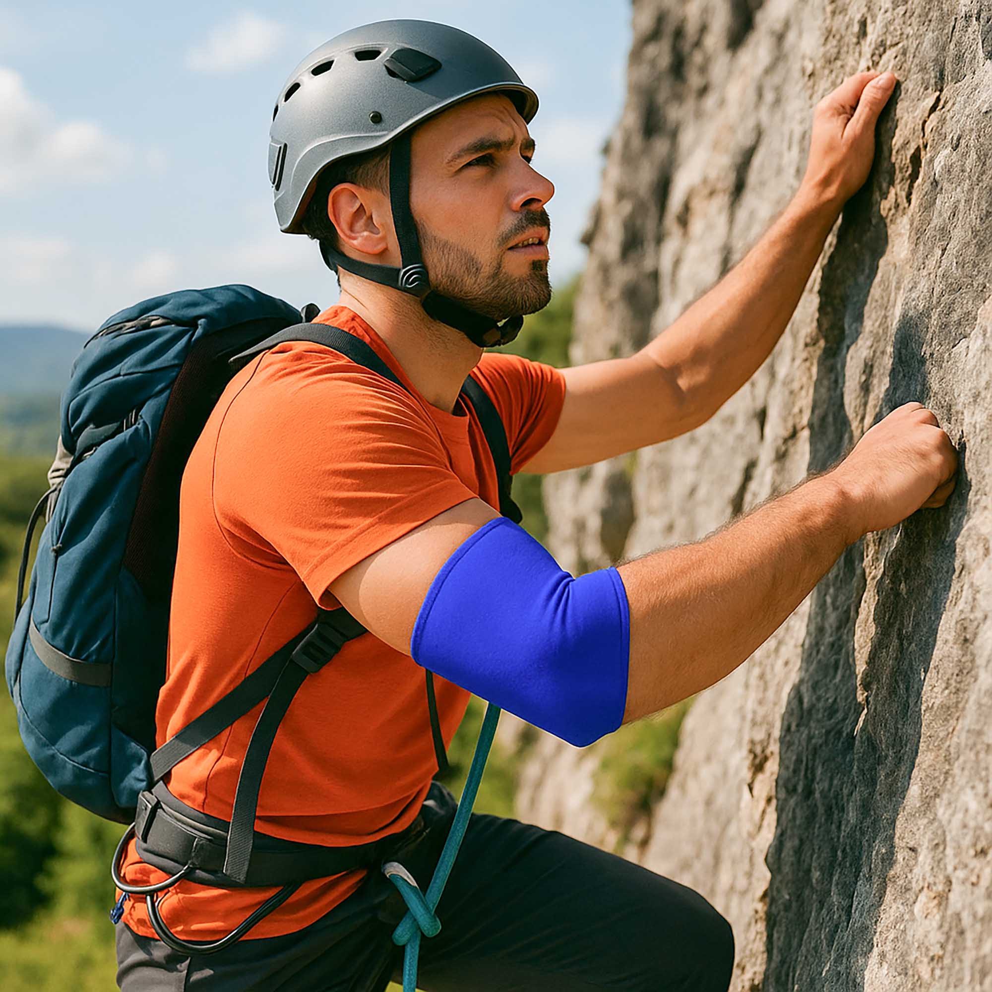 Opaska na Łokieć Tenisisty Stabilizator na Ból Łokcia Ściągacz Usztywniacz 8 Opaska na Łokieć Tenisisty Stabilizator na Ból Łokcia Ściągacz Usztywniacz - obrazek 8