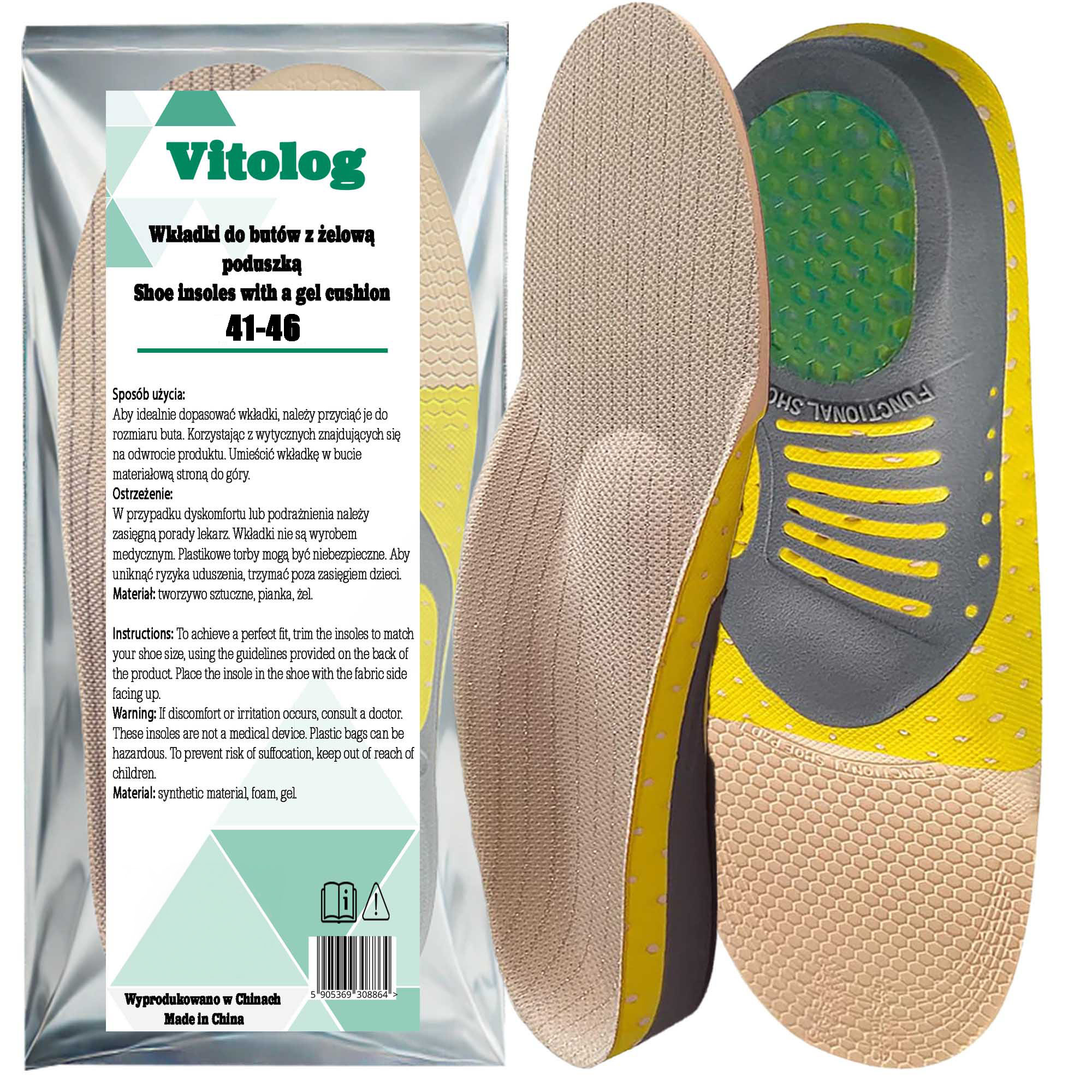 Żelowe Wkładki na Koślawość Płaskostopie Korekcyjne Ortopedyczne do Butów 2 Żelowe Wkładki na Koślawość Płaskostopie Korekcyjne Ortopedyczne do Butów - obrazek 2