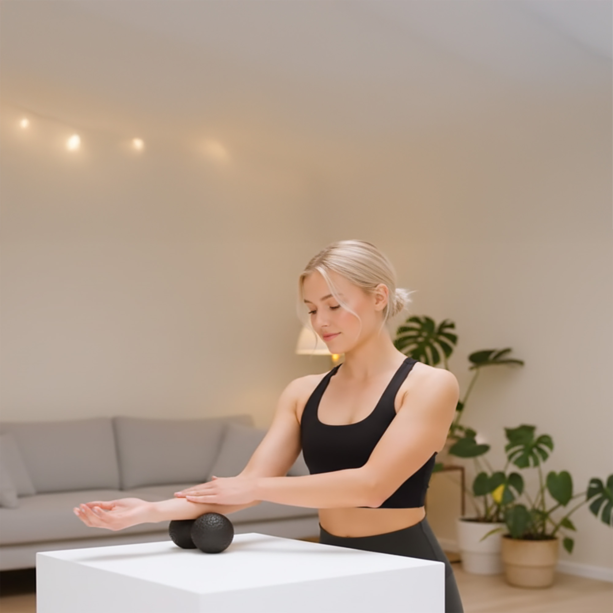 Roller Piłka DUOBALL Wałek Stożek do Masażu Rolowania Ciała Nóg Pleców EPP 2 Roller Piłka DUOBALL Wałek Stożek do Masażu Rolowania Ciała Nóg Pleców EPP - obrazek 2