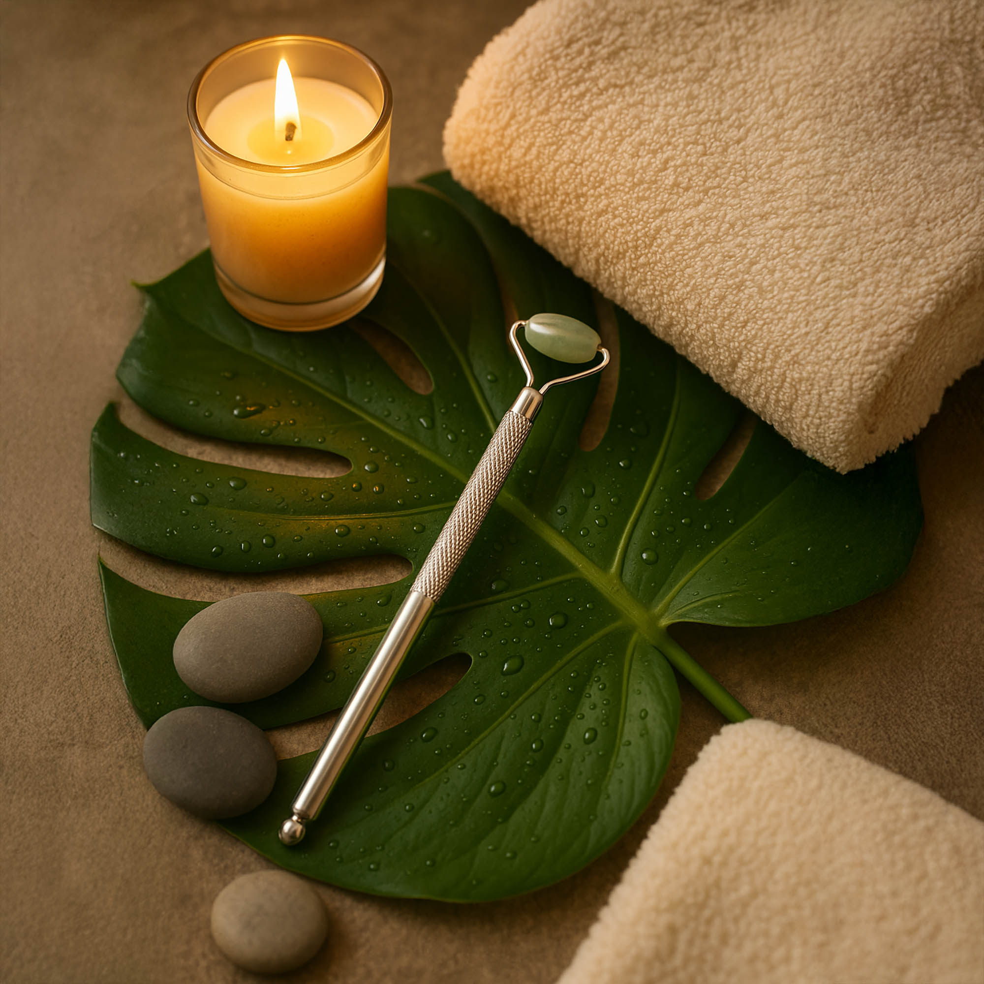 Mini Masażer do Twarzy Szyi Podbródka Ust pod Oczy Roller Rolka Gua Sha 6 Mini Masażer do Twarzy Szyi Podbródka Ust pod Oczy Roller Rolka Gua Sha - obrazek 6