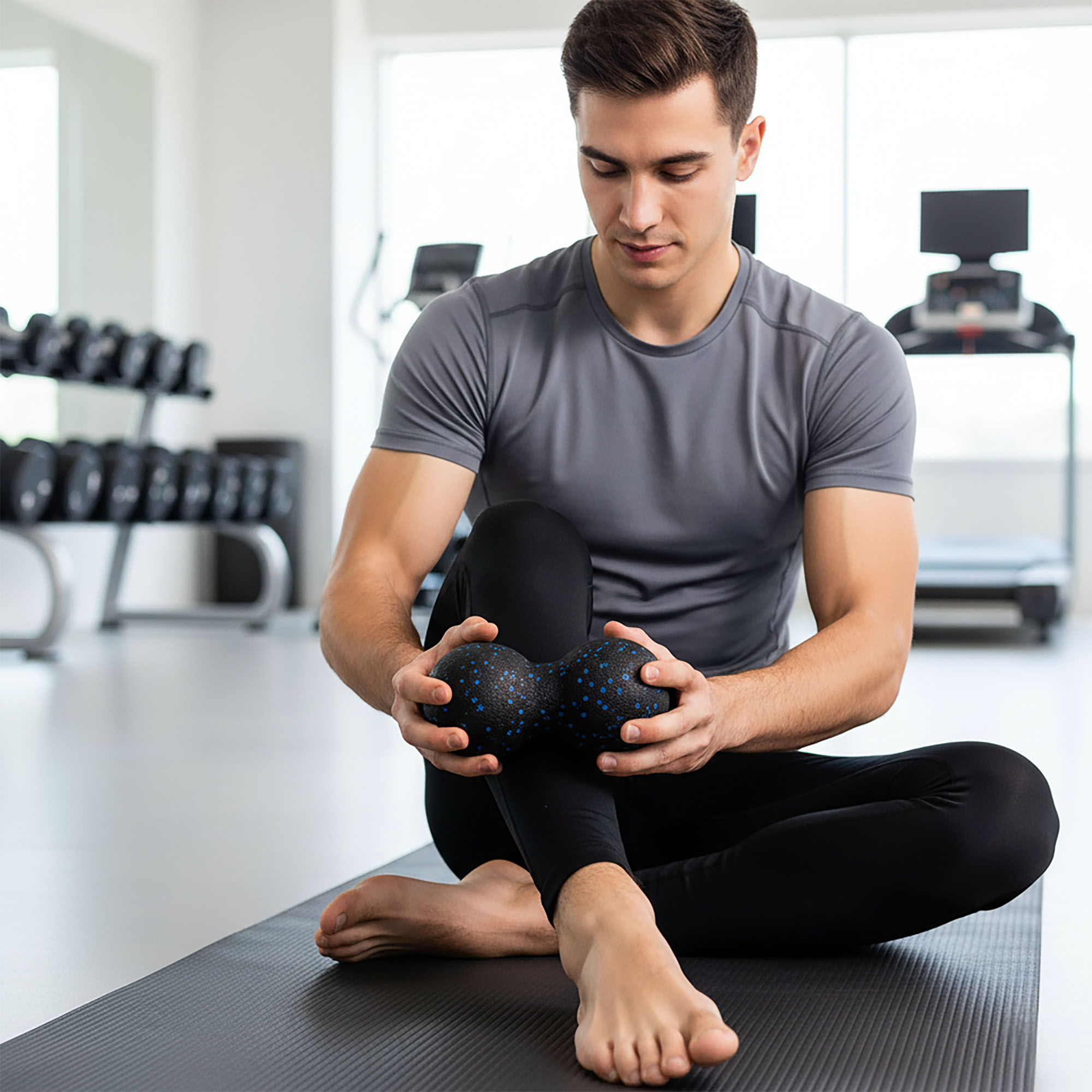 Roller Rolka Piłka DUOBALL Wałek do Masażu Rolowania Ciała Nóg Pleców EPP 3 2 Roller Rolka Piłka DUOBALL Wałek do Masażu Rolowania Ciała Nóg Pleców EPP 3 - obrazek 2