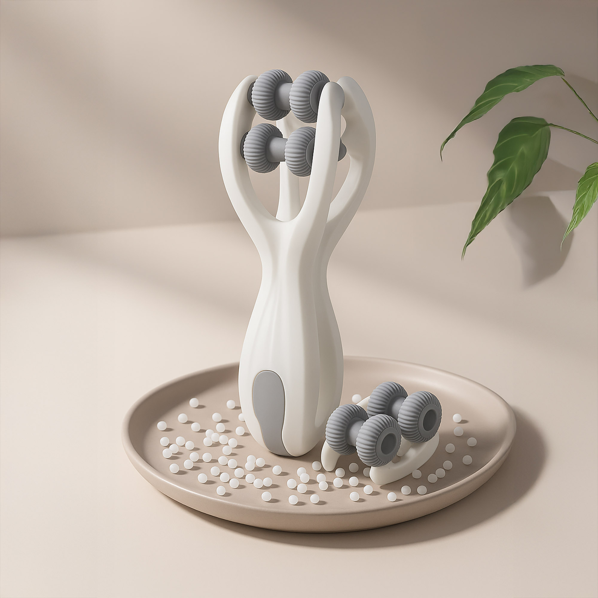 Masażer Roller Wałek do Masażu Twarzy Palców Stóp Dłoni Szyi Pod Oczy Ciała 9 Masażer Roller Wałek do Masażu Twarzy Palców Stóp Dłoni Szyi Pod Oczy Ciała - obrazek 9