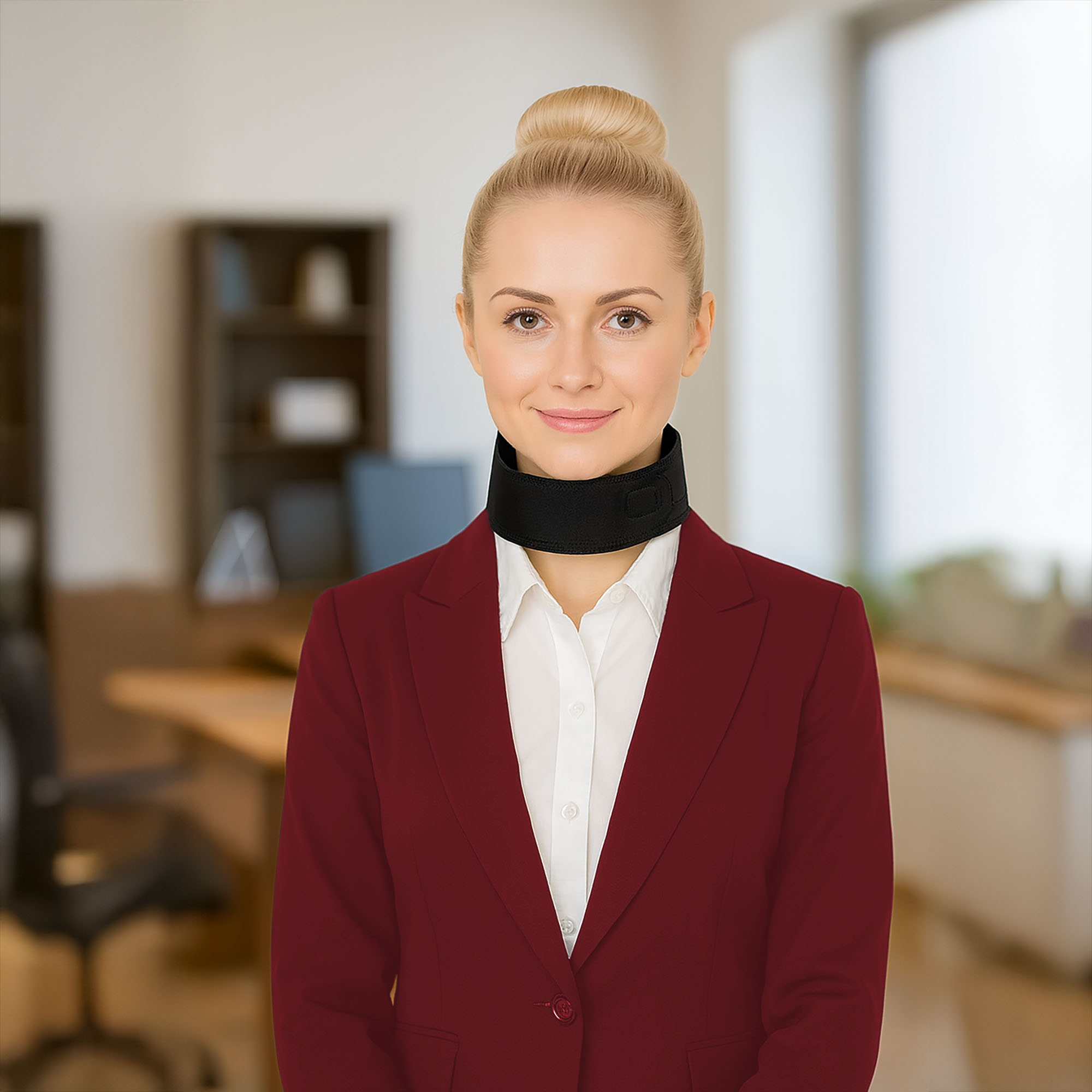 Opaska Z Magnesami Na Szyję Kark Pas Magnetyczny Magnetyczna Z Turmalinem 5 Opaska Z Magnesami Na Szyję Kark Pas Magnetyczny Magnetyczna Z Turmalinem - obrazek 5