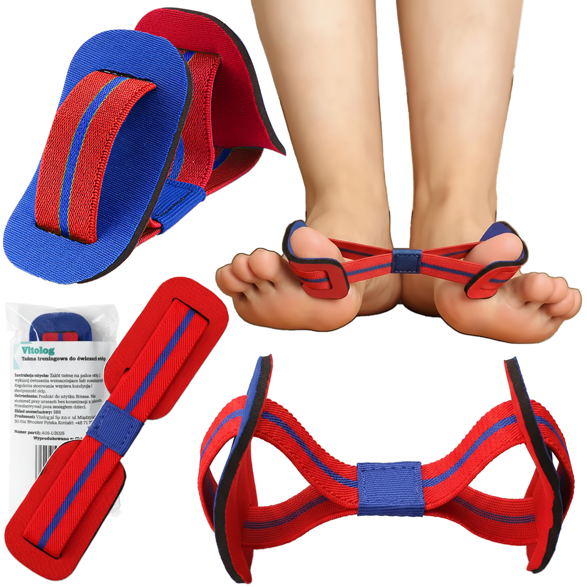 Przyrząd do Ćwiczeń na Haluksy Ekspander Korekcja Rozciąganie Palców Stóp 1 Przyrząd do Ćwiczeń na Haluksy Ekspander Korekcja Rozciąganie Palców Stóp