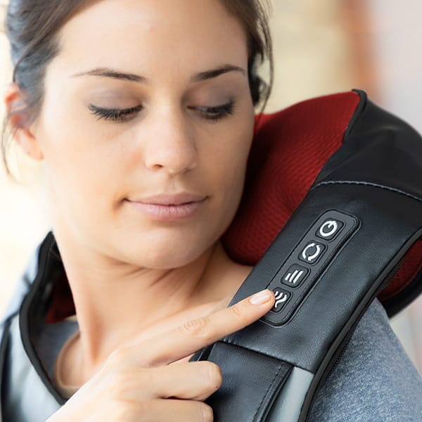 Masażer SHIATSU PRO do Masażu Ciała Pleców Karku Szyi Nóg Poduszka Masująca 10 Masażer SHIATSU PRO do Masażu Ciała Pleców Karku Szyi Nóg Poduszka Masująca - obrazek 10