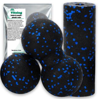 Roller Rolka Piłka DUOBALL Wałek do Masażu Rolowania Ciała Nóg Pleców EPP 3