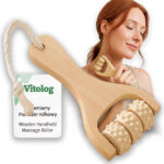 Drewniany Masażer Antycellulitowy do Ciała Nóg Ramion Brzucha Ud Cellulitu