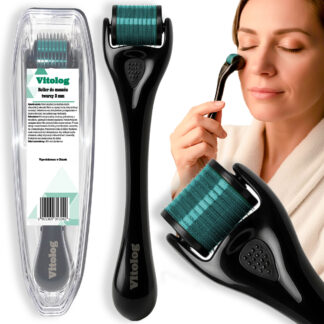 Derma Roller Mezoterapia Igłowa Masażer Roller Wałek do Masażu Twarzy 3 mm