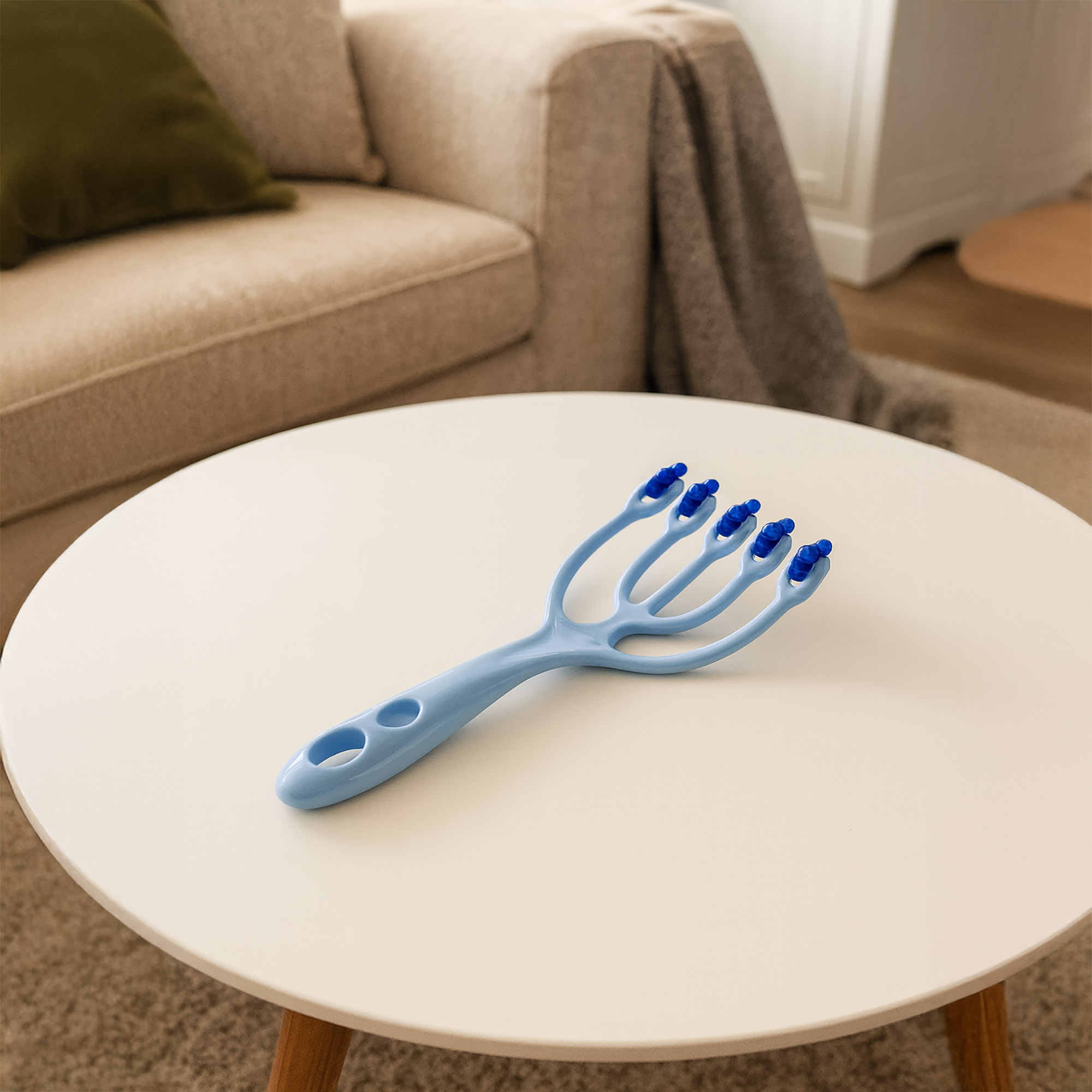 Masażer Do Skóry Głowy Włosów Drapaczka Grabki Masażu Skalpu Karku Ręczny 10 Masażer Do Skóry Głowy Włosów Drapaczka Grabki Masażu Skalpu Karku Ręczny - obrazek 10